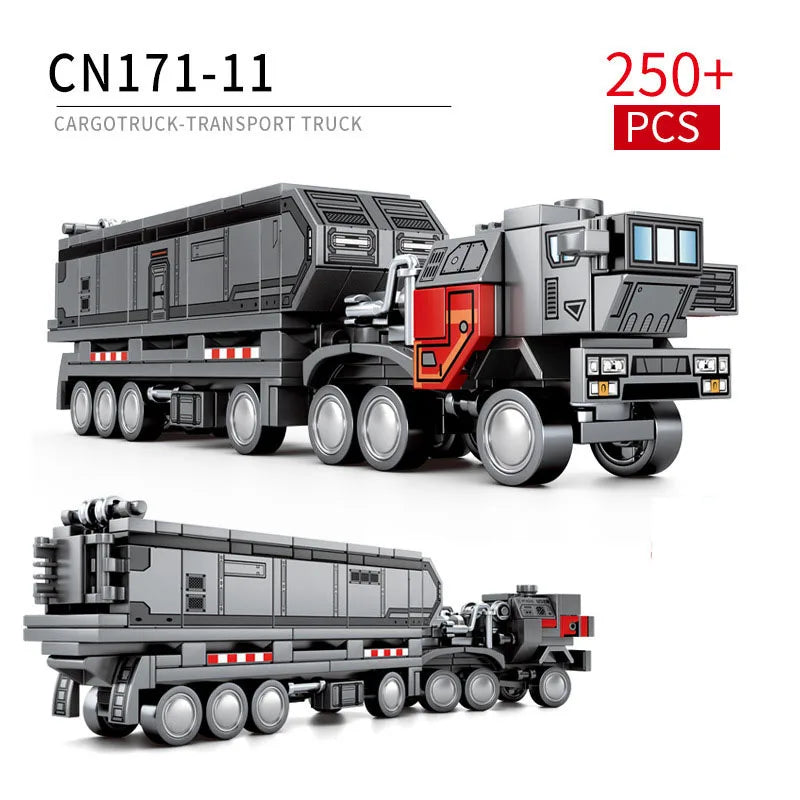 Military Model Building Block the Wandering Earth Heavy Transport Vehicle Truck 832pcs Educational Bricks Toy Boy