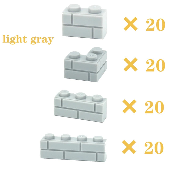 DIY Building Blocks Figures City MOC Thick Wall Bricks Educational Creative Toys for Children Size Compatible with All Brands - CADA BRICKS®