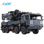 Cada Military RC Engineering Vehicle Truck Crane Building Blocks Control Remoto Rescue Vehicle City Car Bricks Toys Children