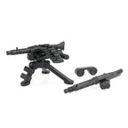 Military Special Forces Police SWAT Gangster Weapons Guns Mortar Jeeps Off-Road Armored Vehicle Model Soldier Building Block Toy