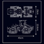 Mould King 18020 Technical Car Toys MOC-35270 APP&RC Pneumatic Crawler Tractor Building Block Brick Set Kids Christmas Gift - CADA BRICKS®