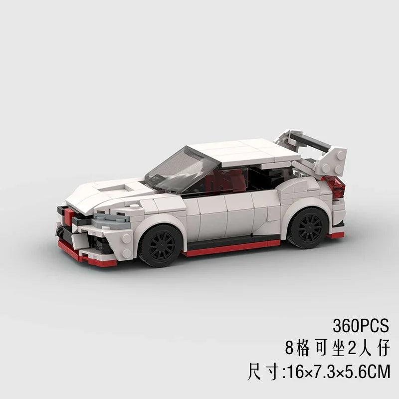 MOC Speed Champions Super Race Car F1 Great Vehicle Racing Model Building Blocks Bricks Sports Pickup Truck City Technique Toy - CADA BRICKS®