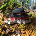 Chinese Ancient Building Model, Daxiong Treasure Hall, Landscape Rockery, Water and Land, Fish Tank, Courtyard, Bonsai Study