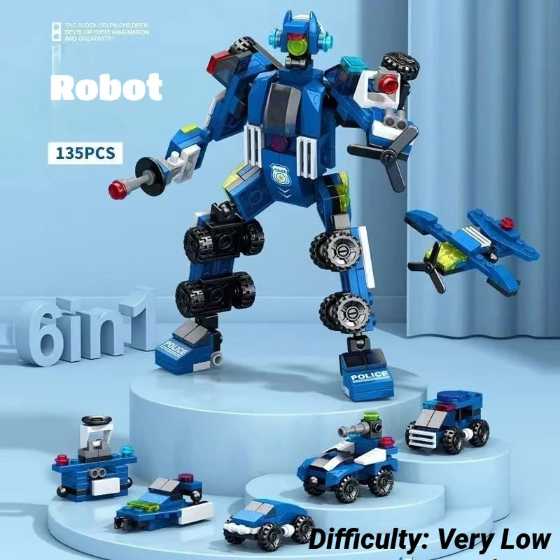 Compatible Lego Military Tank Rocket Robot Dinosaur Armored Vehicle Fighter Jet Puzzle Assembly Toys Boys Kids Toy Gifts