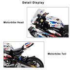 In stock 1920Pcs  Technical Racing  Motorcycle 1000 RR Motorbike Building Blocks Bricks Toys  Birthday Christmas Children Gifts