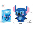 Disney LiLo Stitch Toys Building Blocks Pokeman Pikechu lega Anime Cartoon Character Model Building Blocks Toy for children Gift - CADA BRICKS®