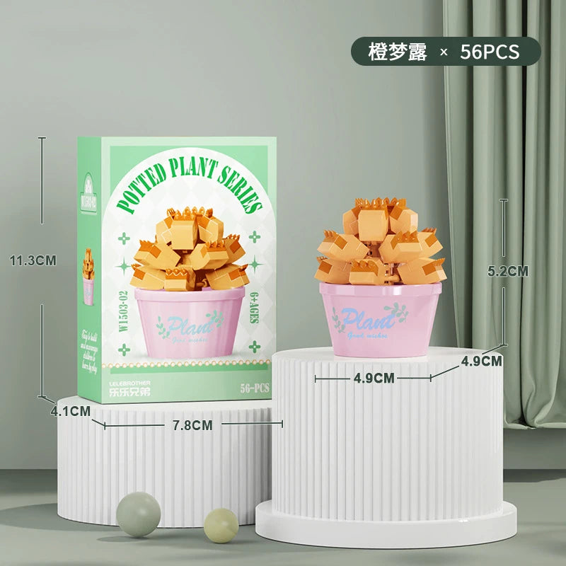 Bouquet Flower Mini Diy Building Block Toys for Children Bricks Blocks for Adults Constructor Micro Bricks Construction Set Gift - CADA BRICKS®