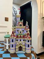2025 New MOC Beast Castle Castle Building Street Scene Model Toy Building Blocks Valentine's Day Gift Girl Toy