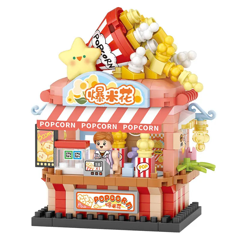 LOZ Mini Blocks Children's Toy Street Shop Micro Particles Trendy Miniature Street Scene High Difficulty - CADA BRICKS®