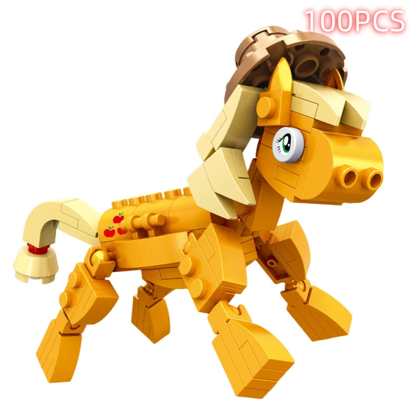 Pony War Mini Model Action Figure Kawaii Building Blocks Compatible Zoon Anime Cities Christmas Hallowmas Birthday Toys Gifts - CADA BRICKS®