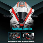 Esperto Tecnico Auto da Corsa Cittadina Moto Blocchi da Costruzione V4S PH4 H2R R1 Moto con Mattoncini a LED Giocattoli per Bambini Regali