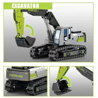 City Engineering Trucks Building Blocks Crane Bulldozer Excavator Childrens Car Construction MOC Bricks Sets Toys For Kids Gifts