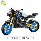 HUIQIBAO High-tech Classic Motorbike Building Model Blocks Moto City Racer Bricks Toy for Kids Boy Children Adult MOC Car Set - CADA BRICKS®