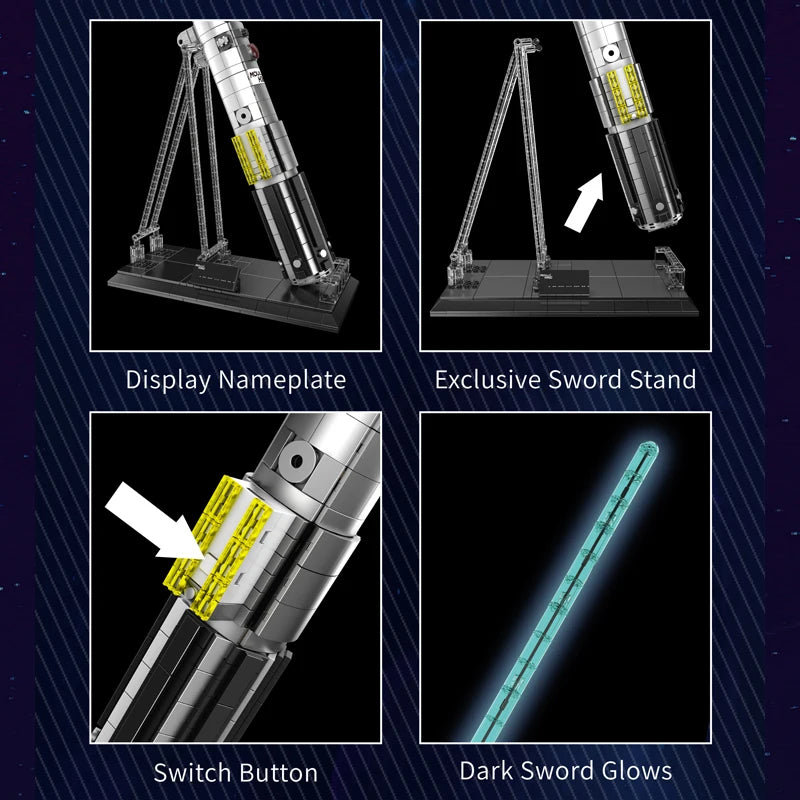 Mould King 10139 Star Plan Building Set The Anaking Lightsaber Building Block (1089+PCS) Assembly Brick Model Kid Christmas Gift