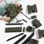 1/72 Scale Pretend Toy Souvenir Miniature Tank Building Military Model Tank Model Kit For Kids Children Boys Collection Boy Gift