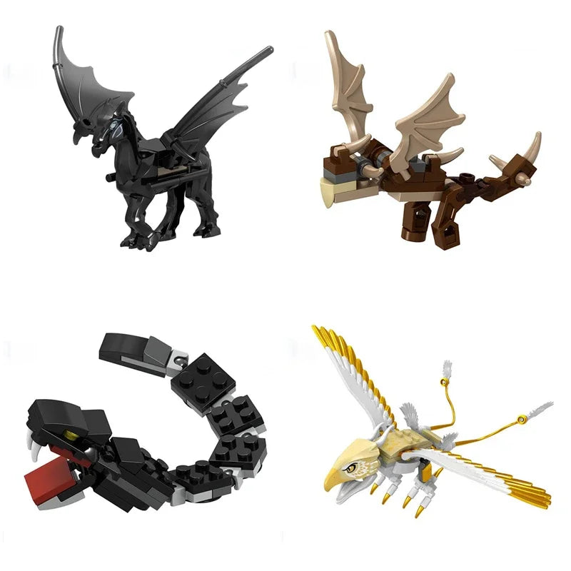 HOT Movie Series Space Wars Smaug Troll Dewback Rancor Jabba Big Size Beasts Bricks Building Anime Figures Toys for Kids Gift - CADA BRICKS®