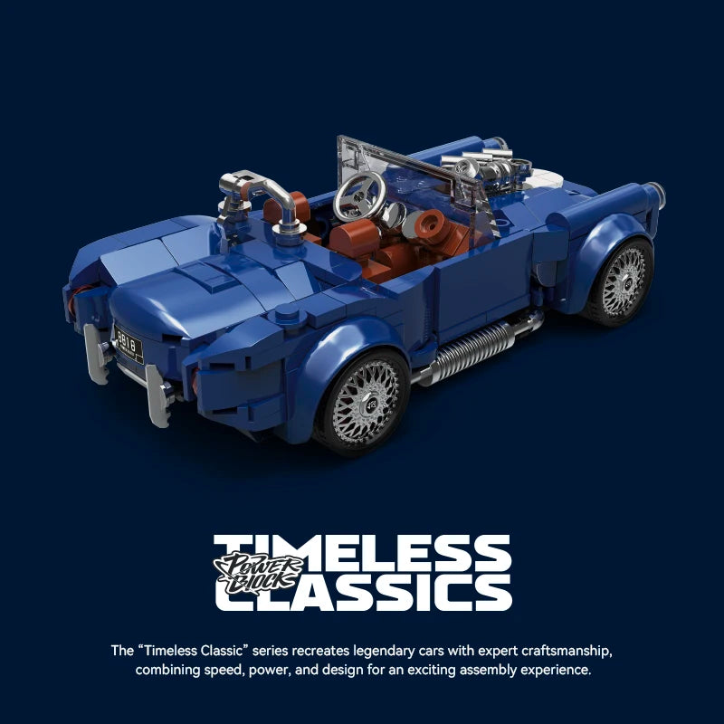 NEW Creative City Retro Technical Speed Champions Car Building Blocks Convertible Vehicle Bricks Model Toys Kids Christmas Gifts