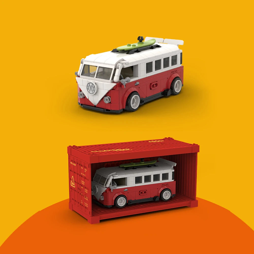 NEW IN Creative Model Classic Beetle Car Decoration Building Blocks Bricks Moc Kit Set City car DIY Toys For Boys Gifts with box