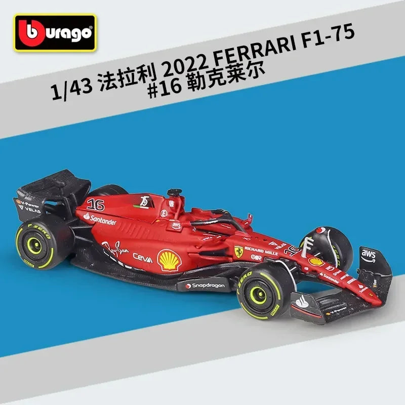 1:43 Scale 2022 Alfa Romeo F1 Team ORLEN C42 Technical Racing Car Building Block Formula 1 Model Vehicle Bricks Construction Toys For Gifts