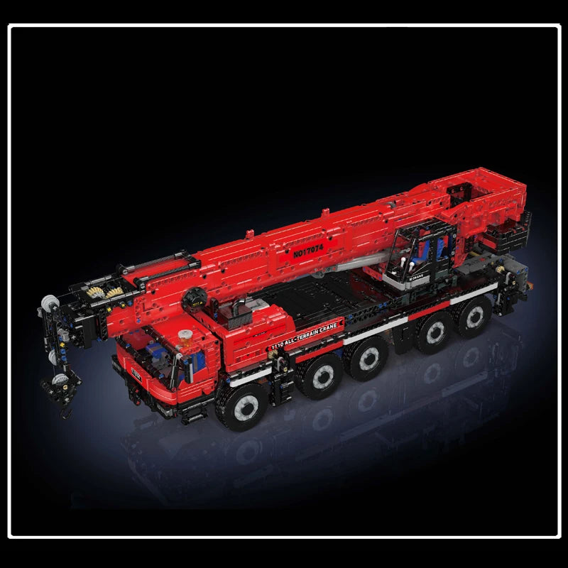 Mould King 17073 17074 Technical Car Toy Remote Control LTM 1110 Crane Building Block Assembly Truck Brick Kids Christmas Gift