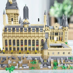 Hogwarts Micro Steentjes Stad Creatief Middeleeuws Magisch Kasteel Serie School Architectuur Paleis Model Bouwstenen Cadeaus Kind Montage Speelgoed