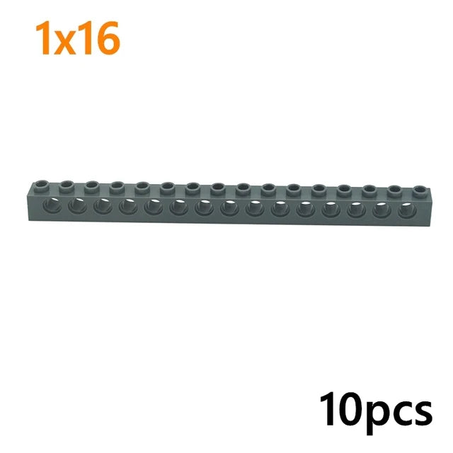 Technical Building Block MOC Combination Studded Long Beam with Hole Thick Bricks Compatible 3703 32018 3895 2730 3894 3701 3700 - CADA BRICKS®