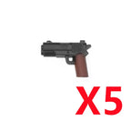 5/10 WW2 Soldier Weapons Building Block Two-color Printing Machine Rifle Submachine Sniper Guns Military Accessories Bricks C238 - CADA BRICKS®