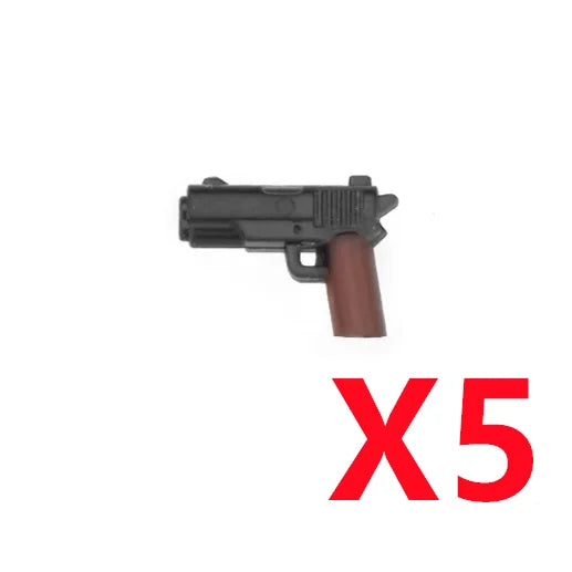 5/10 WW2 Soldier Weapons Building Block Two-color Printing Machine Rifle Submachine Sniper Guns Military Accessories Bricks C238 - CADA BRICKS®