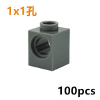 Technical Building Block MOC Combination Studded Long Beam with Hole Thick Bricks Compatible 3703 32018 3895 2730 3894 3701 3700 - CADA BRICKS®