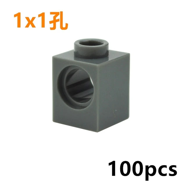 Technical Building Block MOC Combination Studded Long Beam with Hole Thick Bricks Compatible 3703 32018 3895 2730 3894 3701 3700 - CADA BRICKS®