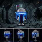 Lighting Set For LEGO Jango Fett Helmet Starings Wars 75408 Movie Not Include Block(Only Light Kit) - CADA BRICKS®
