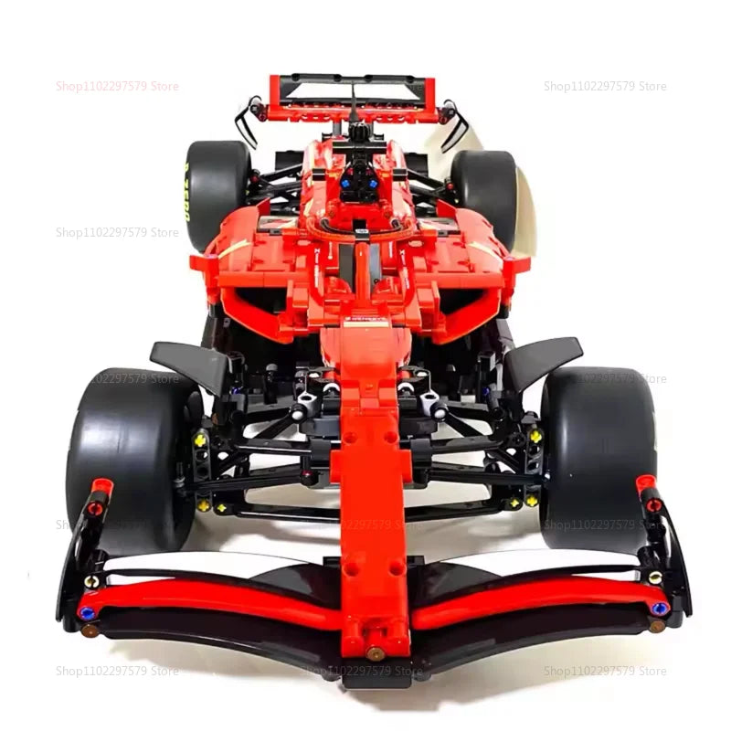 Technology 1361PCS Speed Champions SF-24 F1 Race Car 42207 Detailed Build F1 Model Car MOC Display Vehicle Collection Decor Gift