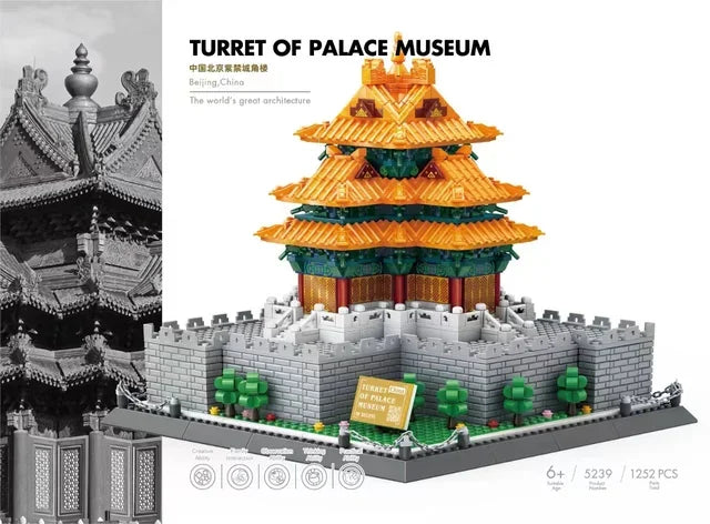 MOC World Famous Architecture Edifice Opera House Building Blocks Villa Savoye Bridge Tower Toy Children Birthday Christmas Gift - CADA BRICKS®