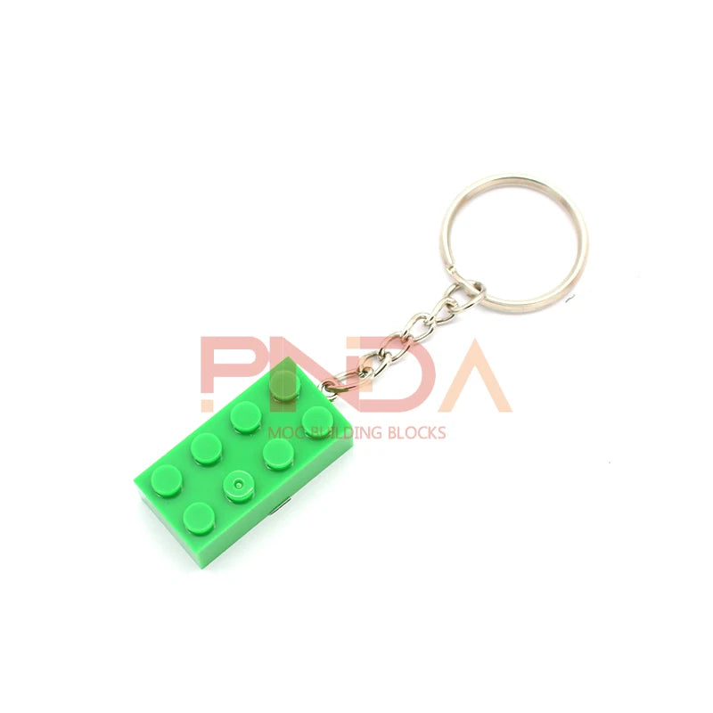 10Pcs MOC 2x4  Key Chain  Building Blocks Creative Gift  with MOC Brick Keychain Bricks Plate Compatible - CADA BRICKS®