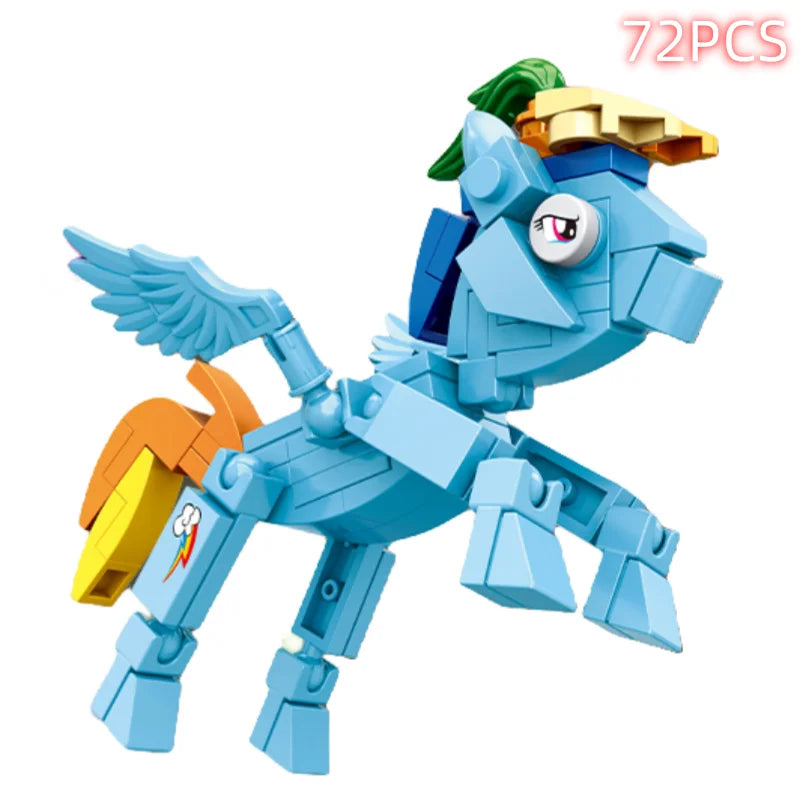 Pony War Mini Model Action Figure Kawaii Building Blocks Compatible Zoon Anime Cities Christmas Hallowmas Birthday Toys Gifts - CADA BRICKS®