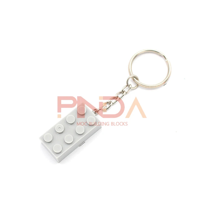 10Pcs MOC 2x4  Key Chain  Building Blocks Creative Gift  with MOC Brick Keychain Bricks Plate Compatible - CADA BRICKS®