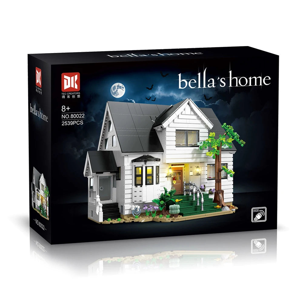 OP VOORRAAD 80022 MOC Bella Villa Bouwstenen Model Constructie Huis Bakstenen Samenstellen Speelgoed voor Jongens Kerstcadeau Set