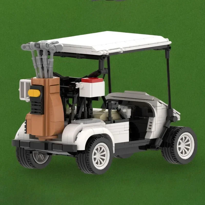 807/pcs Building Blocks Golf Cart Model Easy Operation Pullback Action Simulation Vehicle Model for Children Holiday Gift - CADA BRICKS®