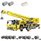 MOC 2.4G Afstandsbediening Graafmachine Kraan Lader Vrachtwagens Bouwstenen Technische Auto Blokken Technisch Model Speelgoed Voor Kind Cadeau