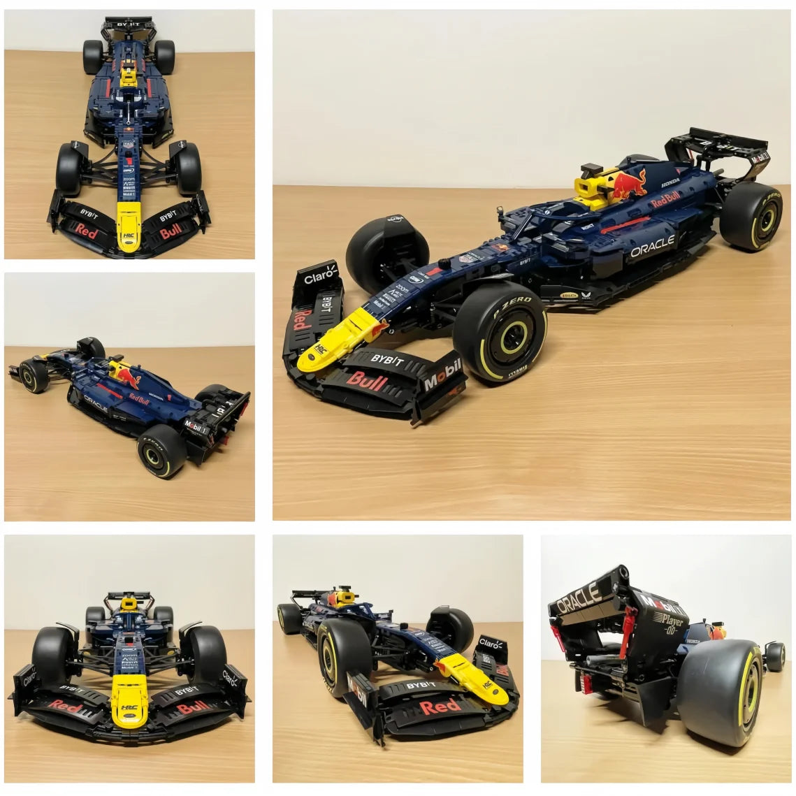 2025 New MINISO Disney F1 Racing Series Technical SF-24 42206 RaceCar RB 42207 Supercar Building Block Adult Car Birthday Gifs
