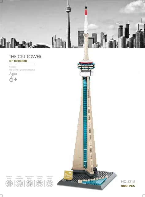 MOC World Famous Architecture Edifice Opera House Building Blocks Villa Savoye Bridge Tower Toy Children Birthday Christmas Gift - CADA BRICKS®