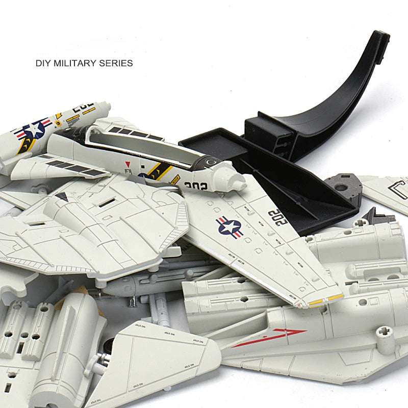 Modern Russian Air Force Sukhoi Su-57 Su-35 Military Fighter Model Assemble Copter Airplane Puzzle Building Block Assembly Toy