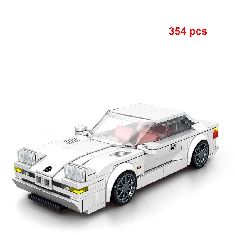 Moc Speed Champion Technical Car City Vehicle Racing Car Building Blocks Sports Car Garage Carro Rennau Voiture Creative Toys - CADA BRICKS®