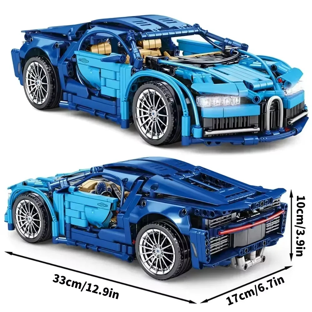 1355 PCS Mechanical Blocks Racing Lamborghinied Building Block Model Super Speed Sports Car Technical To Assemble Car Toys Gifts - CADA BRICKS®