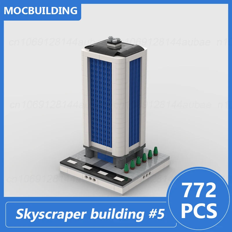 Skyscraper Modular City Series MOC Building Blocks DIY Assemble Bricks City Architecture Display Creative Educational Toys Gifts