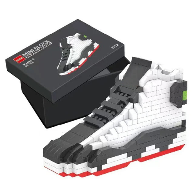 DIY Mini Building Block Boys Sport Basketball Shoes Sneakers Model Anime Buliding Bricks Toys Assembly For Blocks Toy Kids Gifts - CADA BRICKS®