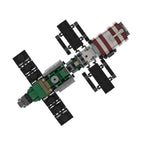601 Pcs MOC Space Series 1:110 Salyut 7 DOS-6 Space Station with Kosmos 1686 Building Block DIY Assembling Brick Toys MOC-74674
