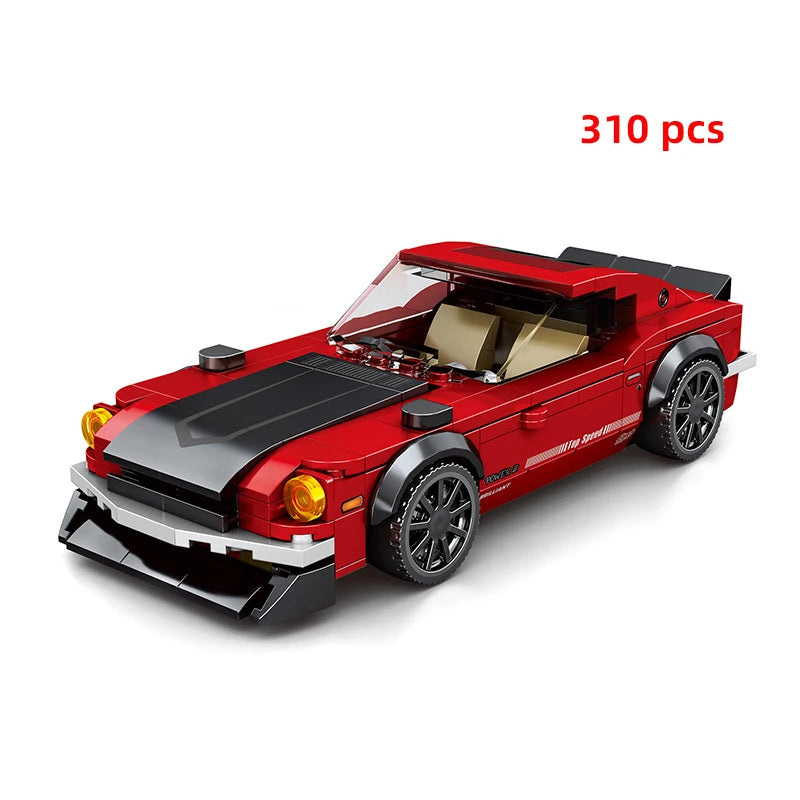 Moc Speed Champion Technical Car City Vehicle Racing Car Building Blocks Sports Car Garage Carro Rennau Voiture Creative Toys - CADA BRICKS®