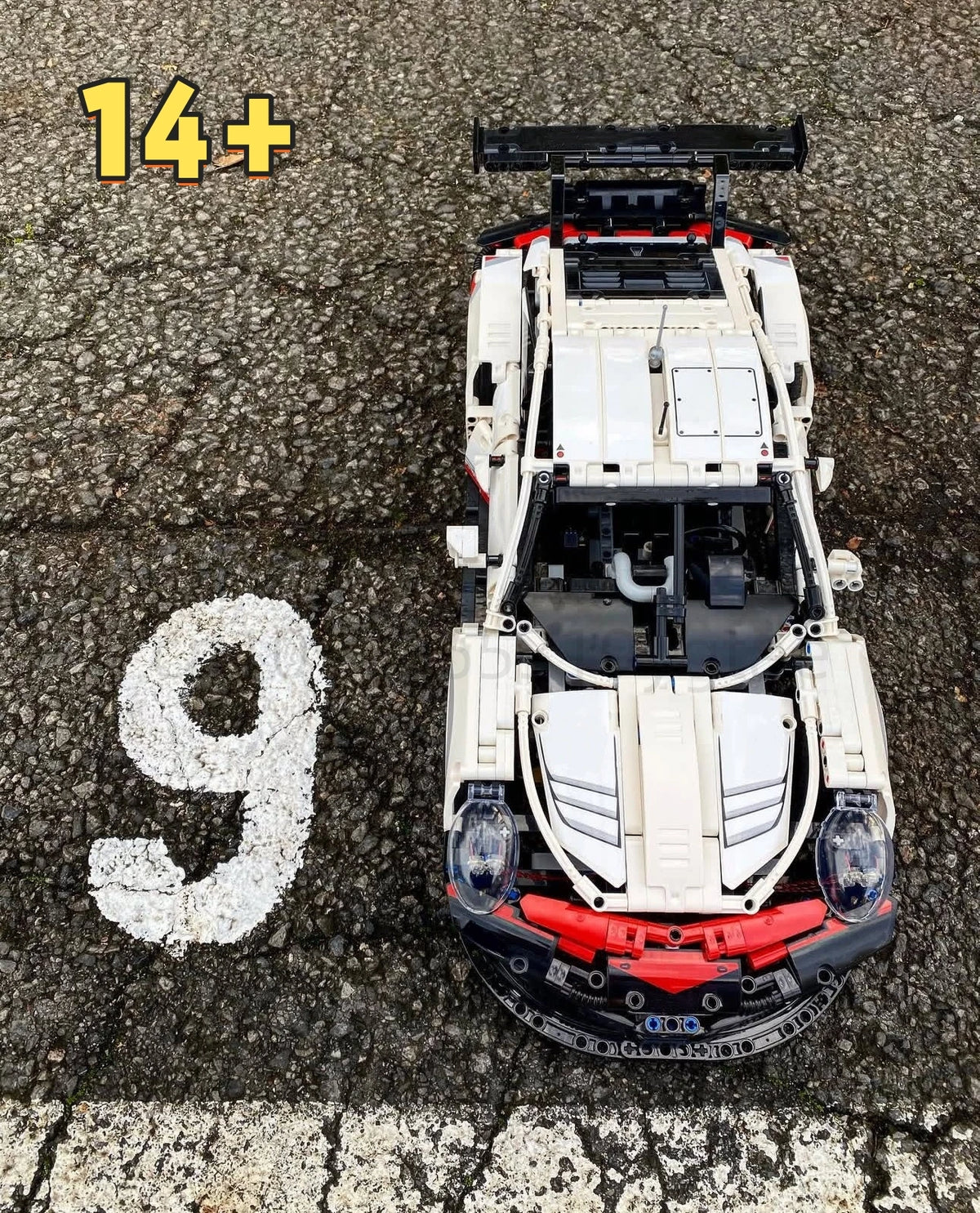 Mechanical Group Super Racing Car Building Blocks 42096 1580Pcs Bricks Assembly Diy Model Toys MOC Creative Collection Gifts 14+