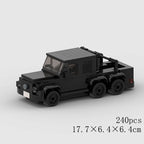 City Truck Vehicle Pickup Heavy Cargo Transport Model Building Blocks Machinery Shop Van Creative Carriage Harvester Car Kid Toy - CADA BRICKS®